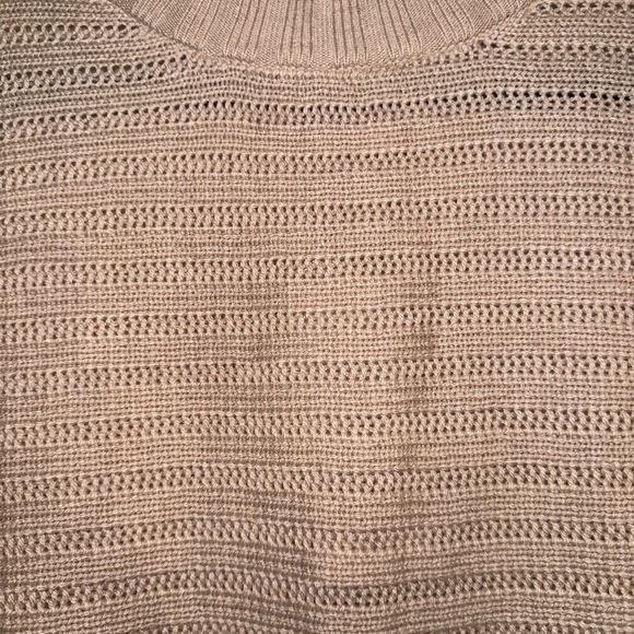 U-Knit NEW! Mixed Stitch Pullover Mock-Neck Sweater, Wool blend Size Large - Picture 9 of 13